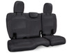 Rear Bench Cover for Jeep Wrangler JL, 4 door with cloth interior - Black with Red Stitching