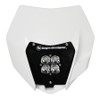 KTM Headlight Kit AC 14-16 w/Headlight Shell White Squadron Sport Baja Designs