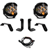 Jeep JL/JT Dual LP6 Auxiliary Light Kit Baja Designs