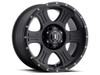 Icon Alloys Shield Sat Blk - 17 X 8.5 / 5 X 5 / 0Mm / 4.75" Bs