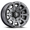 Icon Alloys Thrust Smk Sat Blk - 17 X 8.5 / 6 X 120 / 0 Mm / 4.75" Bs