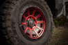 Icon Alloys Victory Sat Blk Red - 17 X 8.5 / 6X135 / 6Mm / 5" Bs