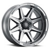 Icon Alloys Bandit Gun Mtl - 20X10 / 6X135 / -24Mm / 4.5" Bs