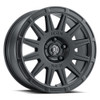 Icon Alloys Ricochet Sat Black - 17 X 8 / 5 X 4.5 / 38 Mm / 6" Bs