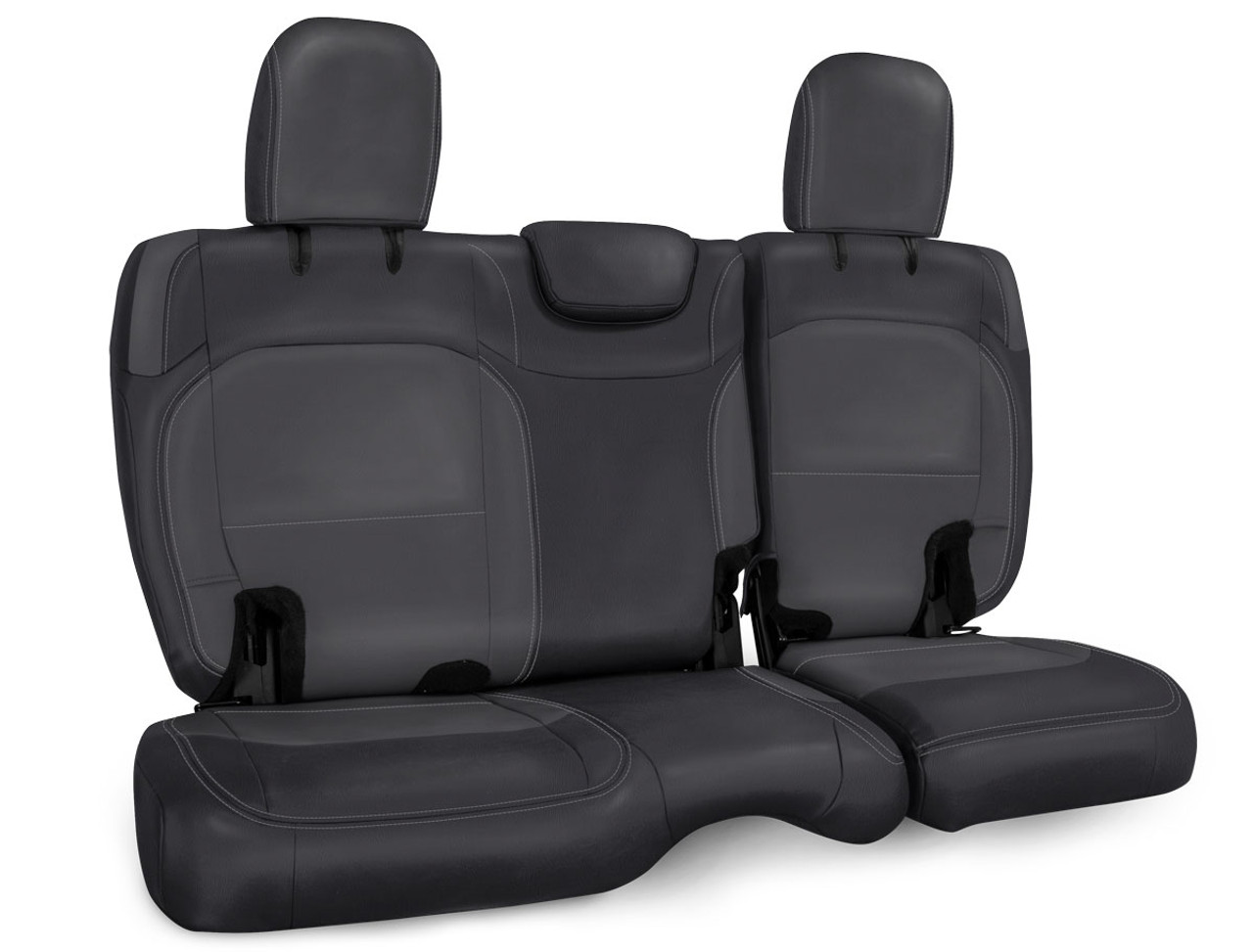 Rear Bench Cover for Jeep Wrangler JL, 2 door - Black and grey