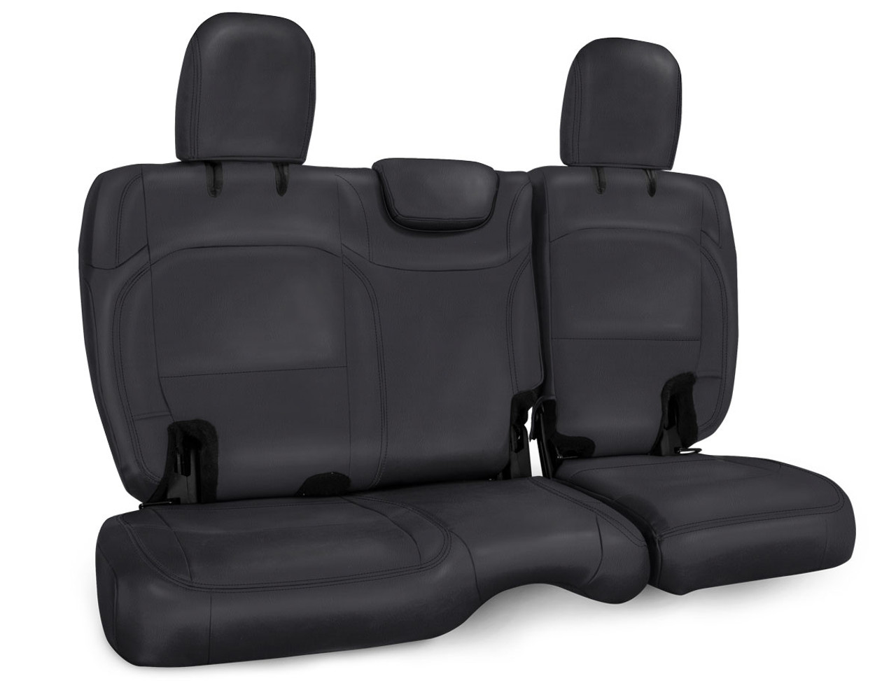 Rear Bench Cover for Jeep Wrangler JL, 4 door with cloth interior - All Black