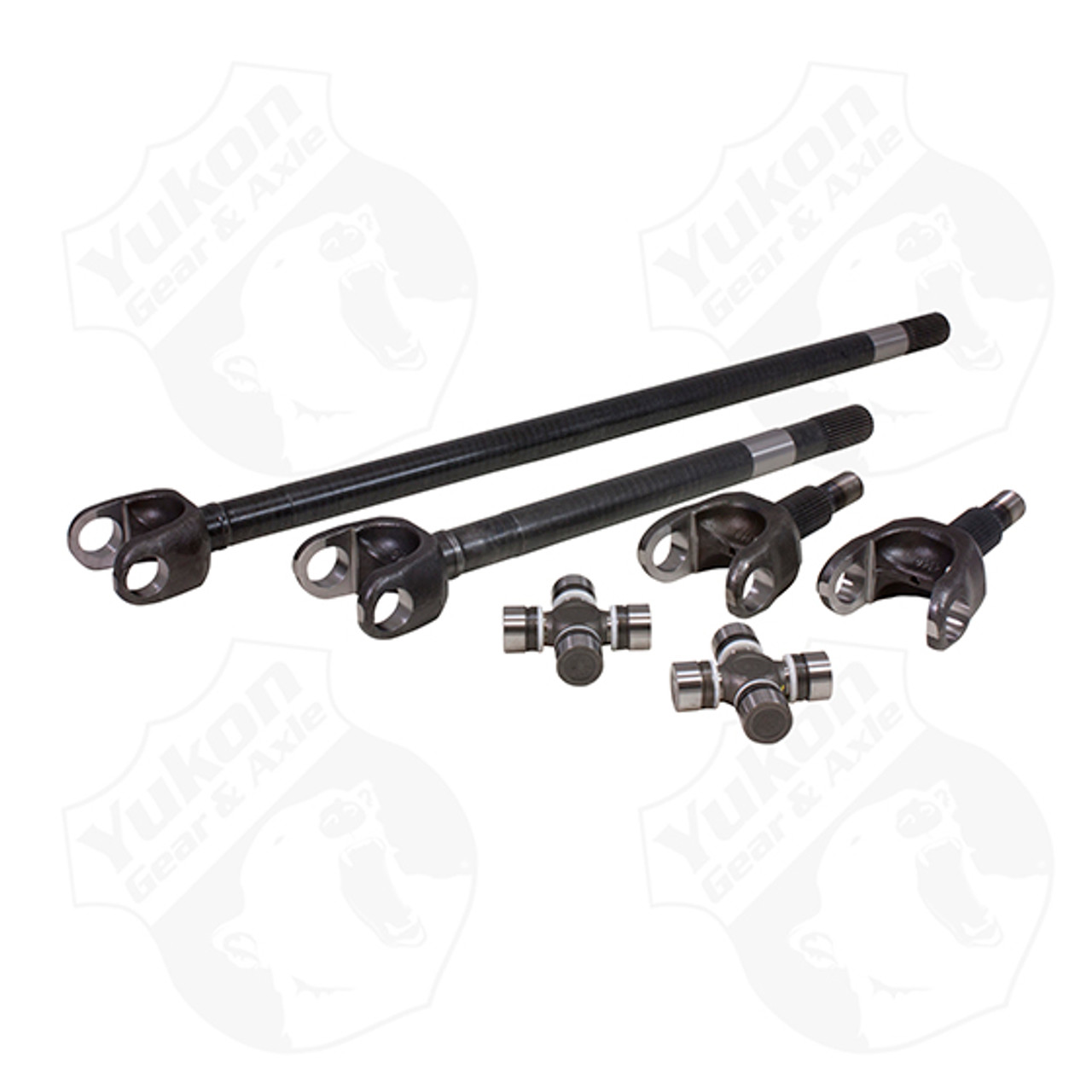USA Standard 4340 Chrome-Moly replacement axle kit for '77-'91 GM Dana 60 front, 35 spline