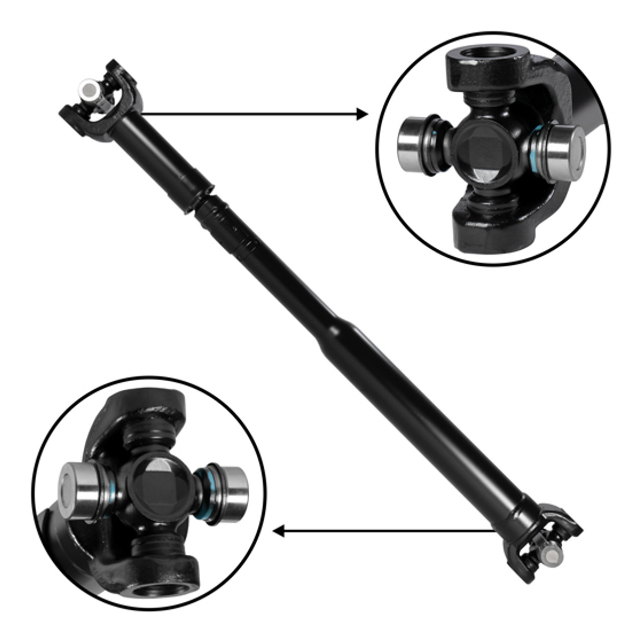NEW USA Standard Front Driveshaft for Cadillac Escalade, GM Truck & SUV, 31-1/2" Center to Center