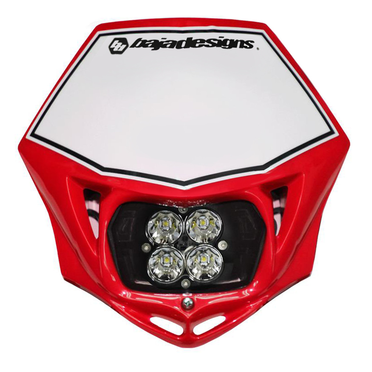Motorcycle Race Light LED DC Red Squadron Sport Baja Designs