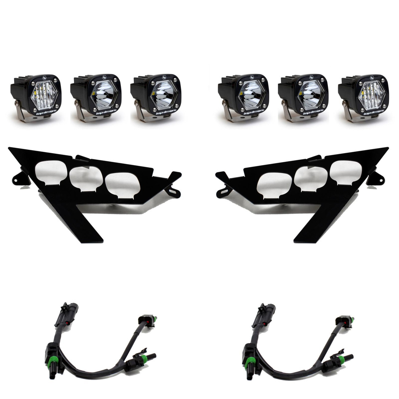 RZR Pro XP Headlight Kit For 20-Pres Polaris RZR Pro XP Baja Designs