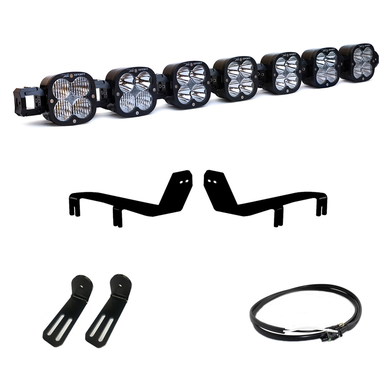 Raptor LED Light Kit For 17-On Ford Raptor 7 XL Linkable Kit Baja Designs