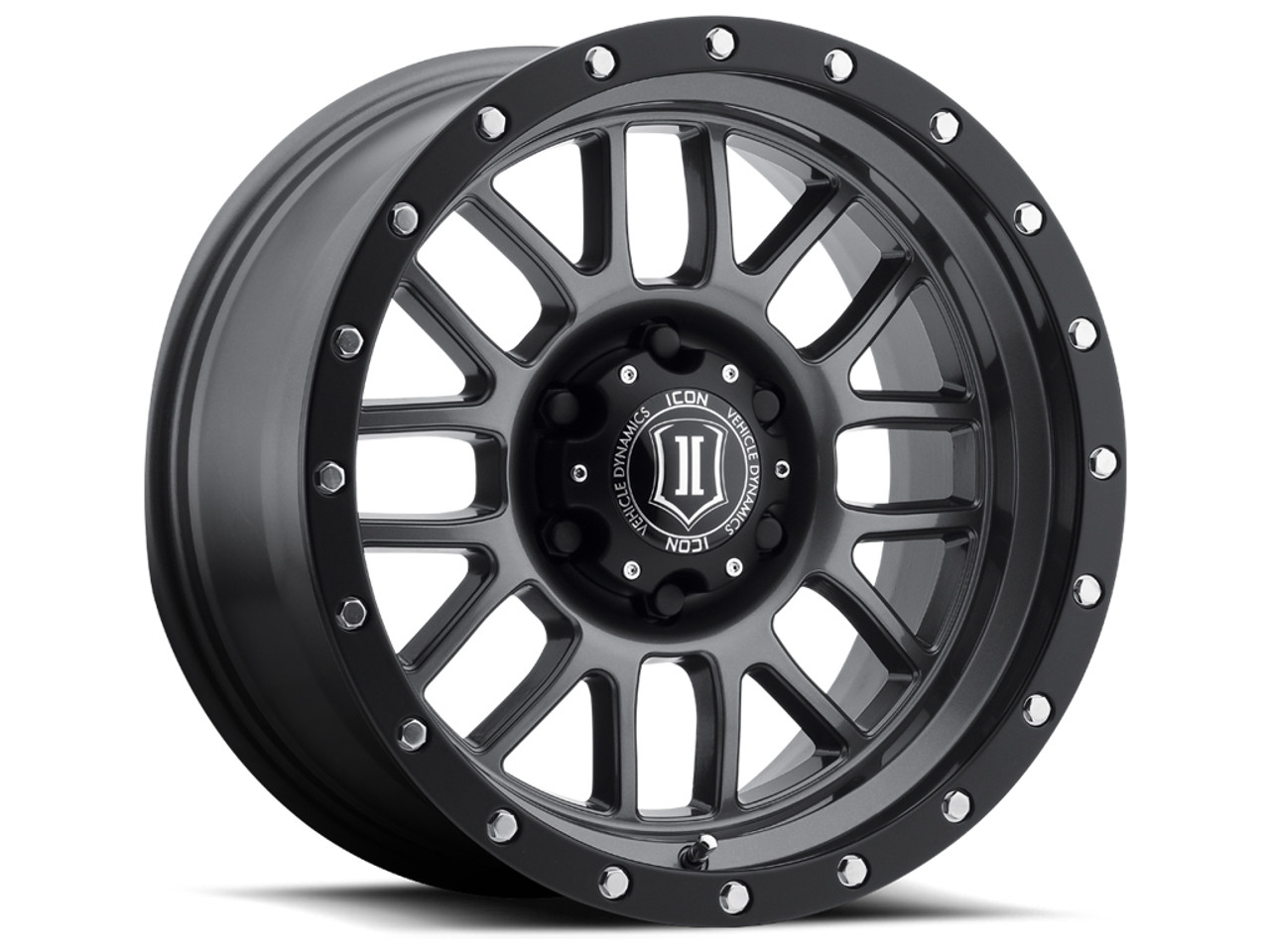 Icon Alloys Alpha Gun Mtl - 17 X 8.5 / 5 X 5 / 0Mm / 4.75" Bs