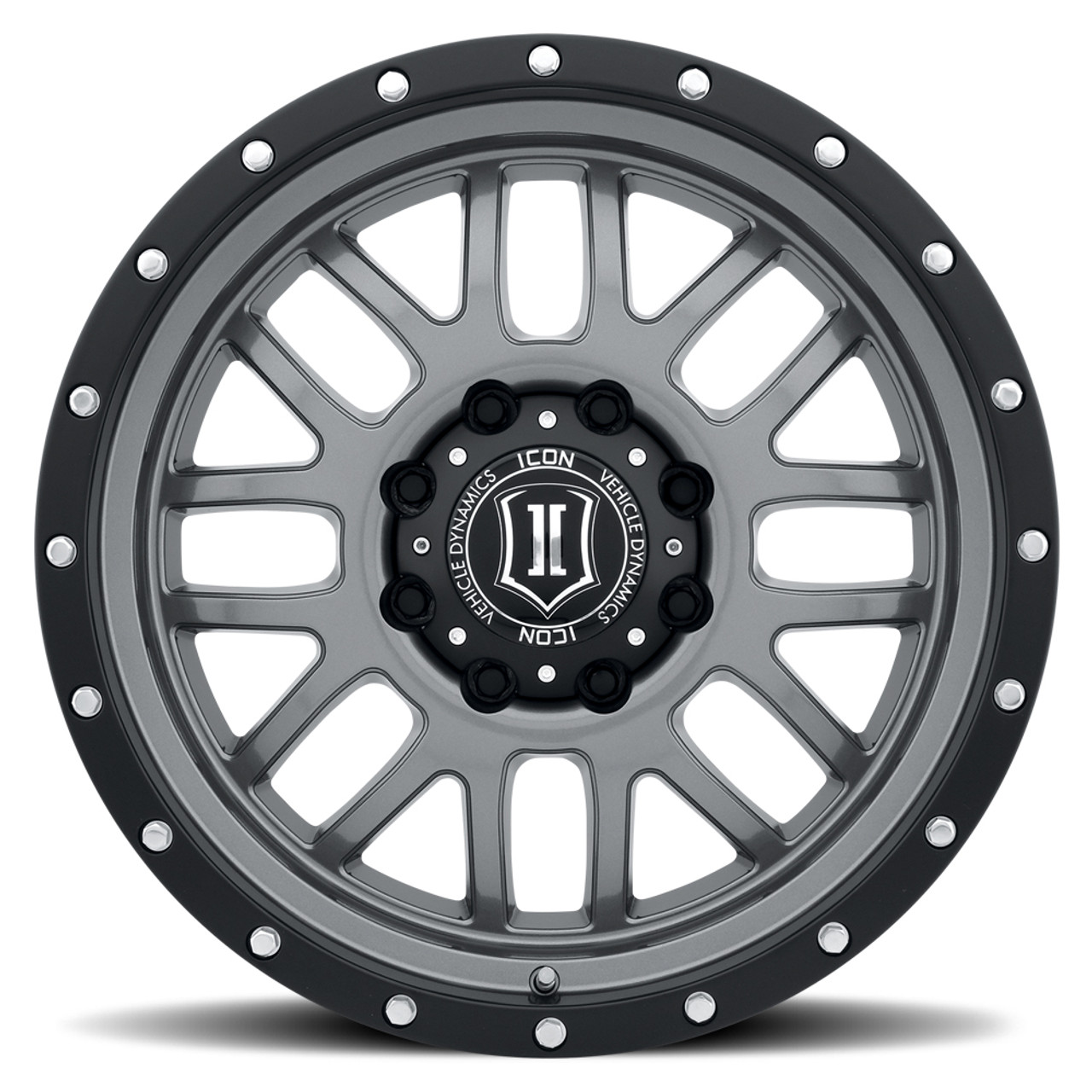 Icon Alloys Alpha Gun Mtl - 20 X 9 / 6 X 135 / 16Mm / 5.625" Bs