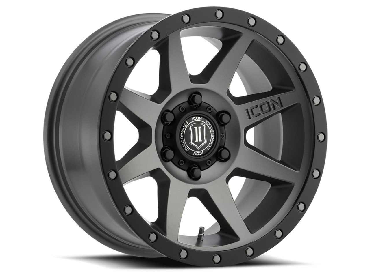 Icon Alloys Rebound Titanium - 17 X 8.5 / 5 X 150 / 25Mm / 5.75" Bs