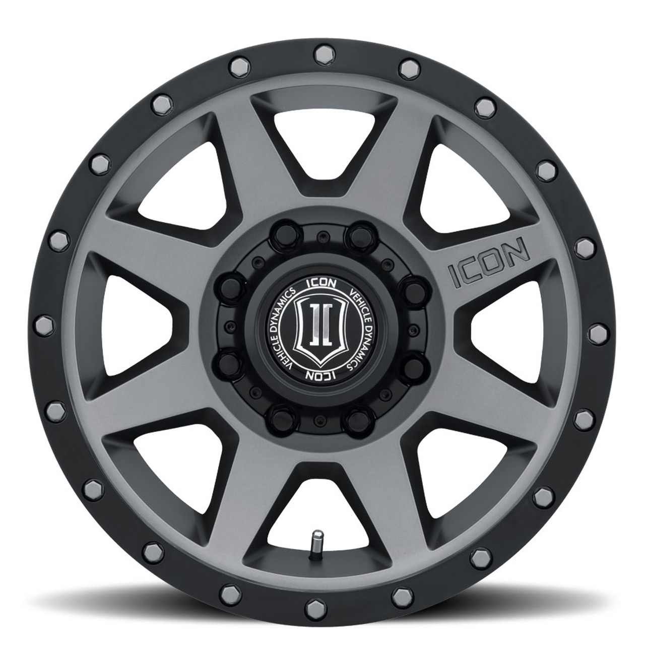 Icon Alloys Rebound Hd Titanium - 17 X 8.5 / 8 X 6.5 / 13Mm / 5.25" Bs