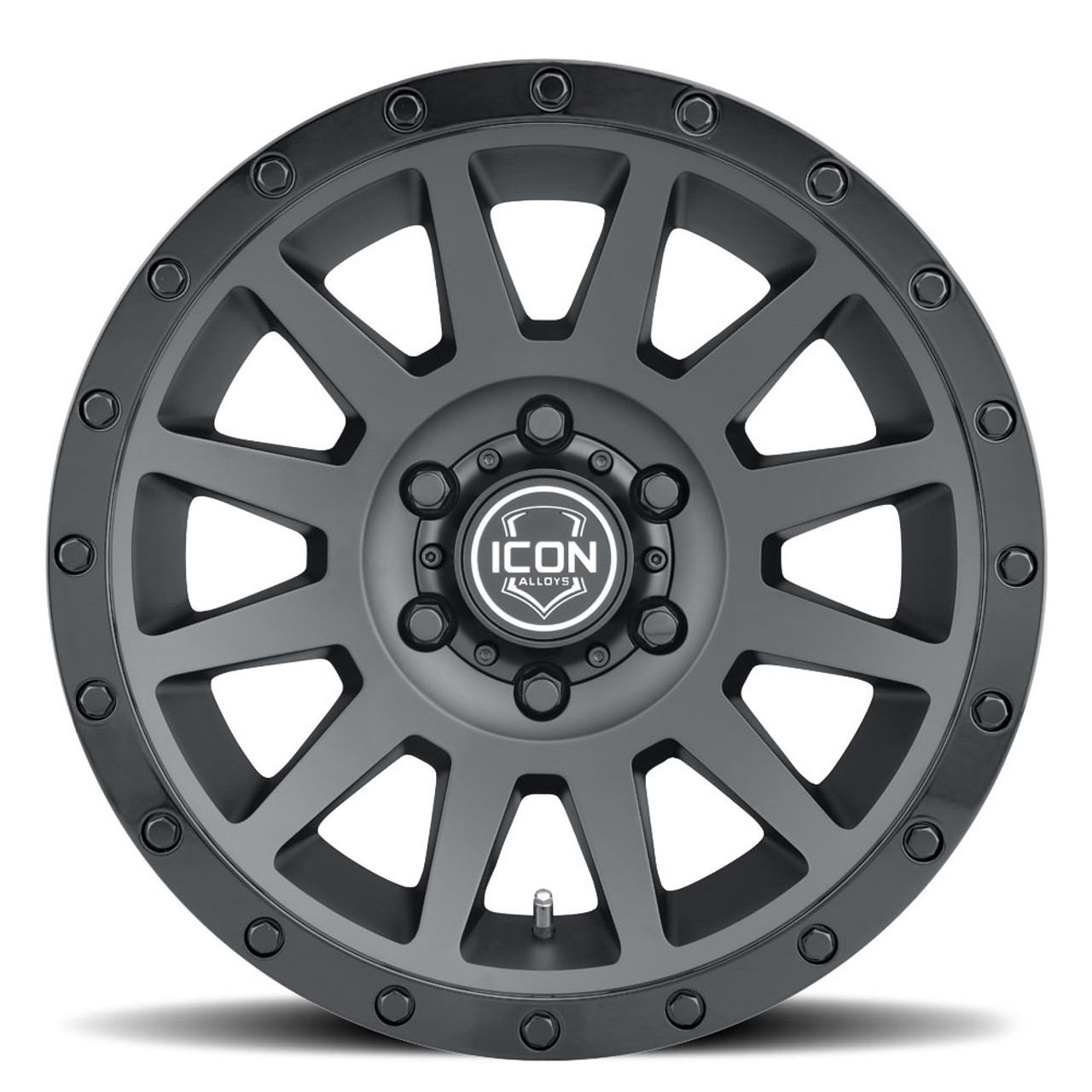 Icon Alloys Compression Dbl Blk - 17 X 8.5 / 6 X 135 / 6Mm / 5" Bs