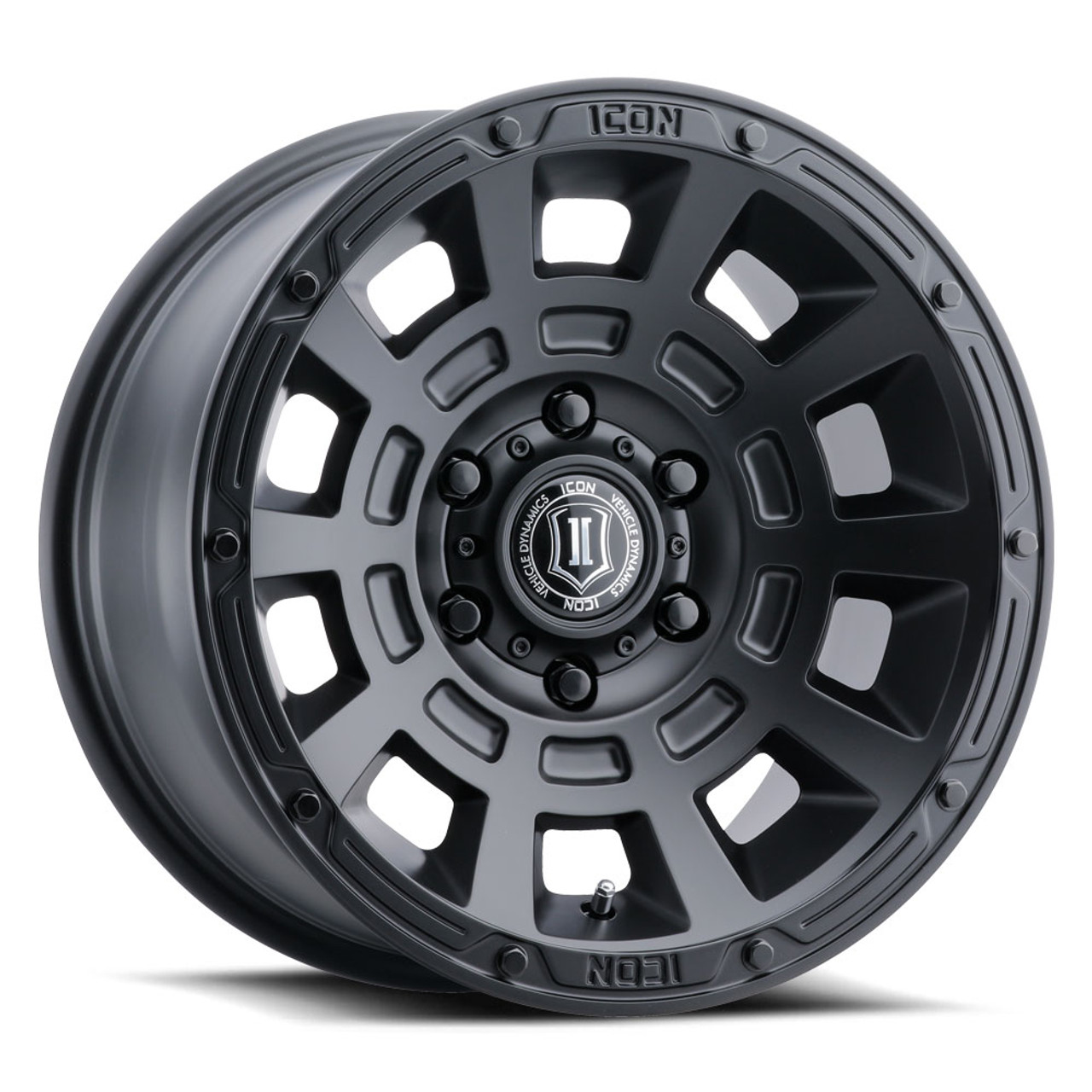 Icon Alloys Thrust Sat Blk - 17 X 8.5 / 6 X 135 / 6 Mm / 5" Bs