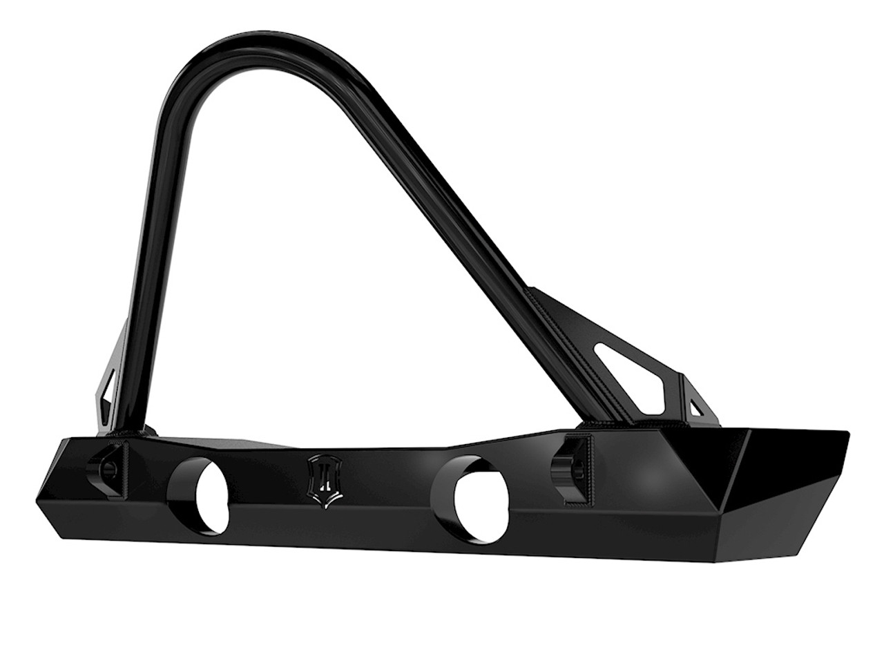 07-18 Jk Pro Series Front Bumper Rec Winch Mnt W/ Bar & Tabs