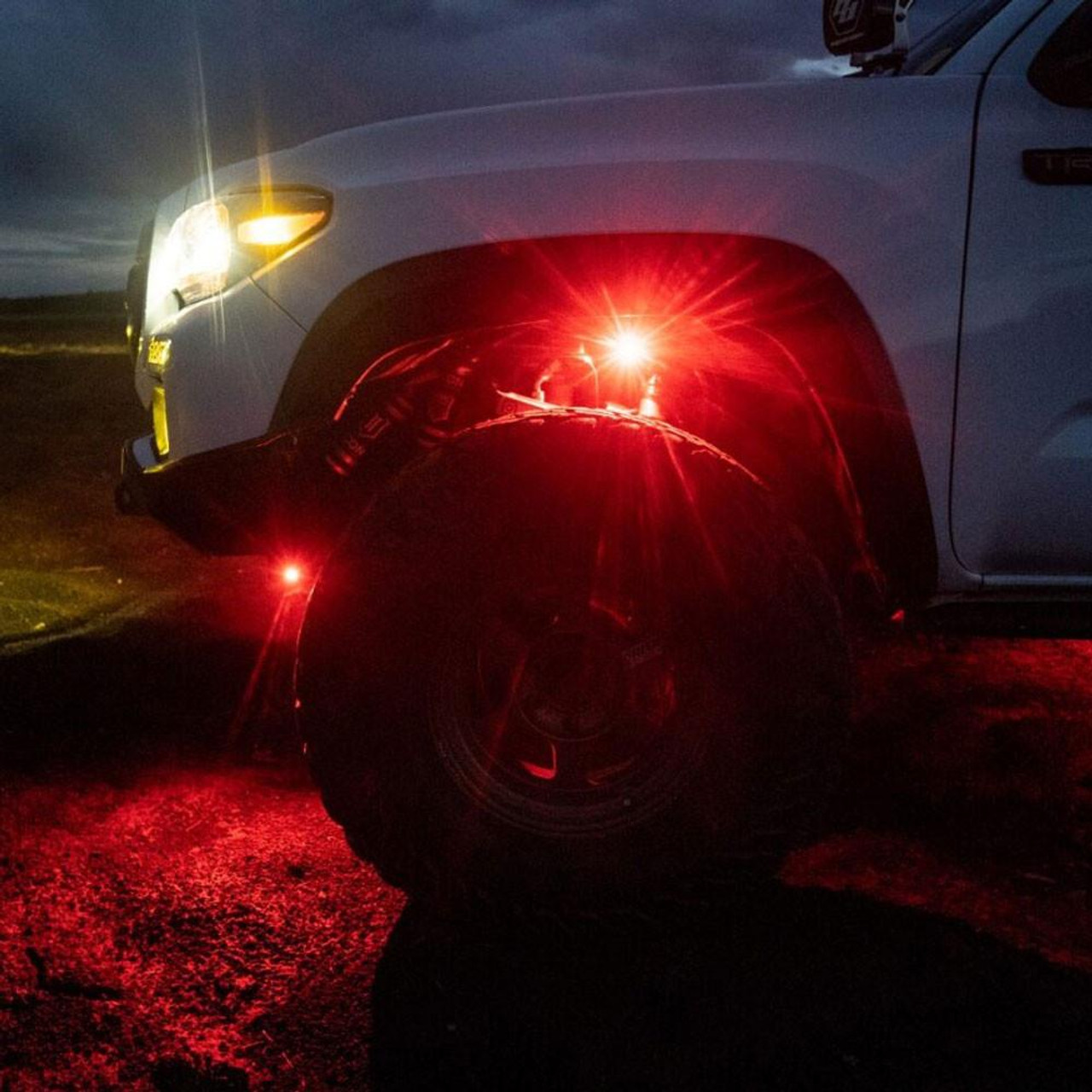 LED Rock Light Red Baja Designs