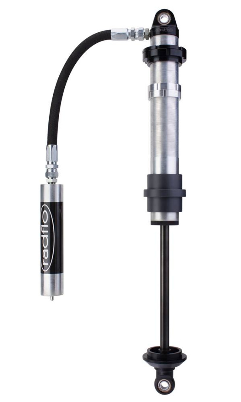 Off Road 3.0 Inch Coil-Over 16 Inch Travel W/ 1 Inch Shaft W/ Remote Reservoir 90 Deg Fitting W/ Dual Rate Spring Hardware Radflo Suspension