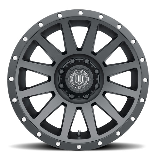 Icon Alloys Compression Sat Blk - 20 X 10 / 8 X 180 / -19 Mm / 4.75" Bs
