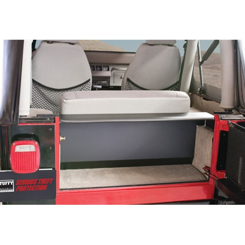 Standard Cargo Enclosure - 87-95 Wrangler YJ Black Tuffy Security Products Standard Cargo Enclosure - 87-95 Wrangler YJ Black Tuffy Security Products