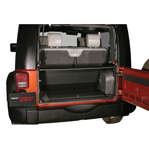Standard Cargo Enclosure - 07-10 Wrangler JK Black Tuffy Security Products Standard Cargo Enclosure - 07-10 Wrangler JK Black Tuffy Security Products