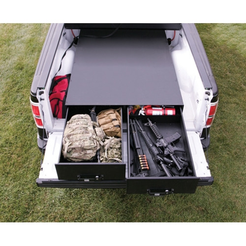Truck Bed Security Drawer Universal Standard Bed 6.5 ft. 10 Inch Tall Black Tuffy Security Products Truck Bed Security Drawer Universal Standard Bed 6.5 ft. 10 Inch Tall Black Tuffy Security Products