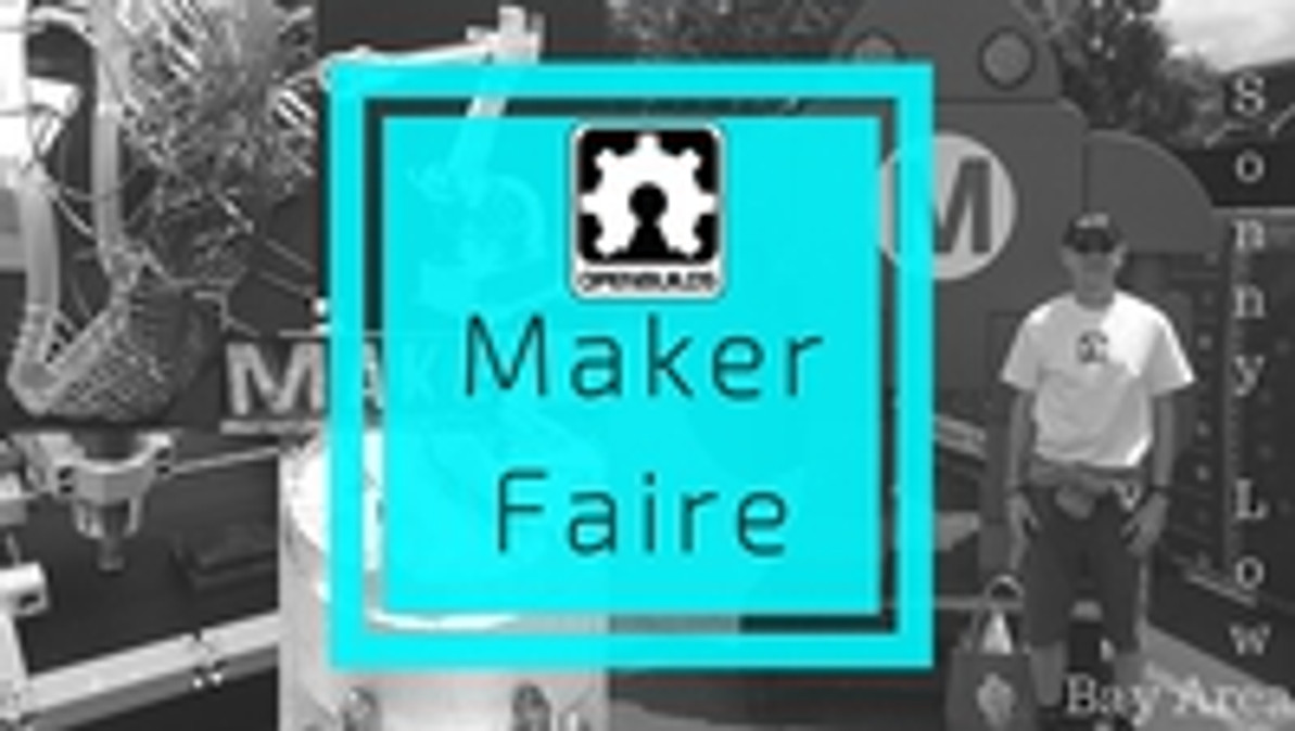 OpenBuilds @ Maker Faire Bay Area 2016