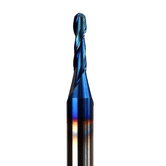 SharkBits Upcut 2 Flutes Solid Carbide Ball Nose End Mill 1/8" Nano Shield  SB-1518-NS