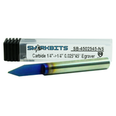 SharkBits 3D Sign Maker 4 Pc CNC Bit Kit V1  2965-Kit