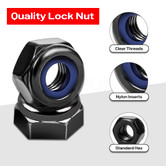 Nylon Insert Hex Locknut - M3 (10 Pack)  2160-Pack