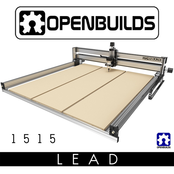 Machine OpenBuilds LEAD CNC Fraiseuse avec entraînement par broche  (1000x1000), moteurs pas à pas et montage sur le col Euro en kit | CONUCON