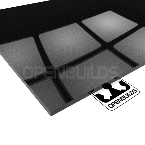 OpenBuilds Materials Cast Acrylic - Black  15-MA