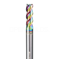 SharkBits High Helix 3 Flutes Solid Carbide End Mill 1/4" Diamond Carbon  SB-7014-DC