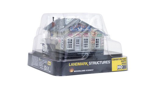 HO Carver Butcher Shoppe Built-&-Ready Structure