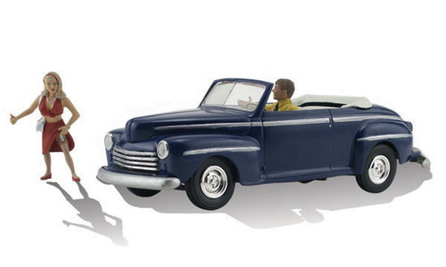 HO Hitchin' a Ride AutoScene