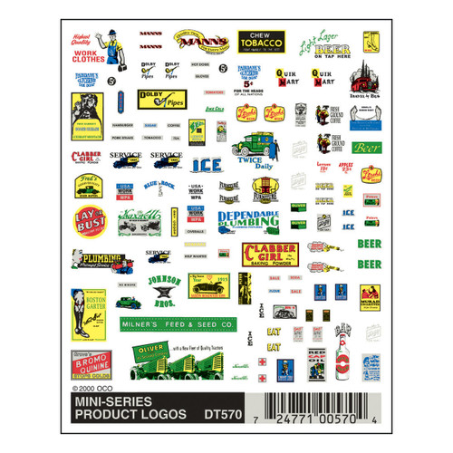 Dry Transfer Product Logo Signs