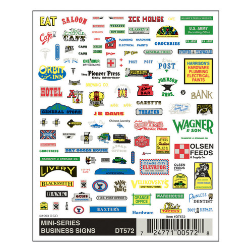 Dry Transfer Business Signs