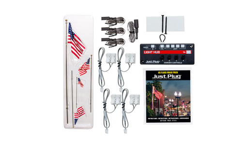 US Flag Poles Assortment