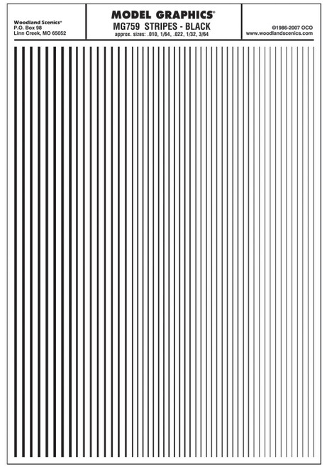 Model Graphics Stripes Black