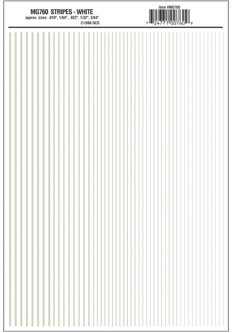 Model Graphics Stripes White