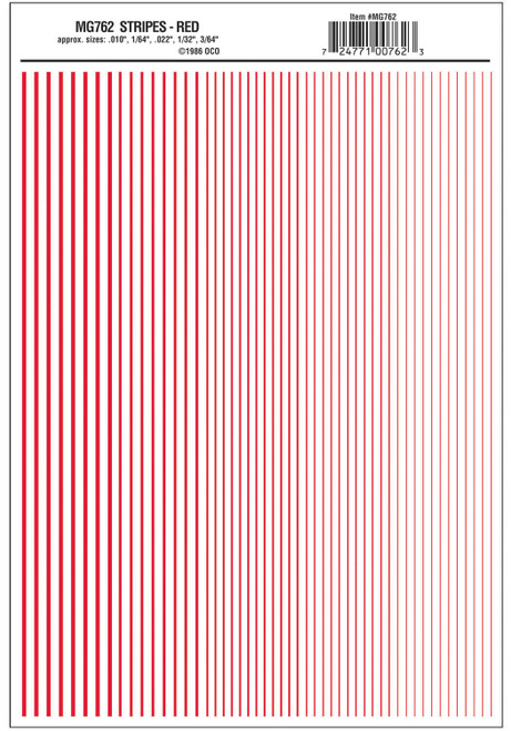 Model Graphics Stripes Red