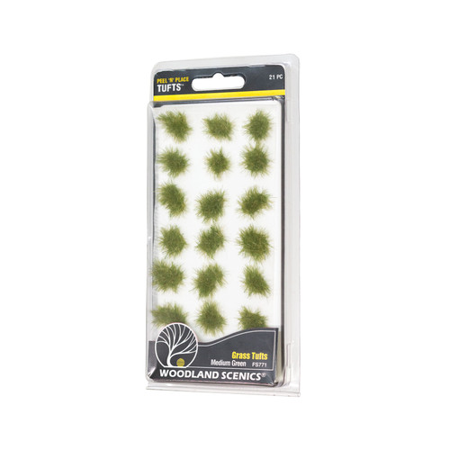 Peel 'n' Place Tufts Medium Green Grass 21 pk