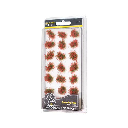 Peel 'n' Place Tufts Red Flowering 21 pk