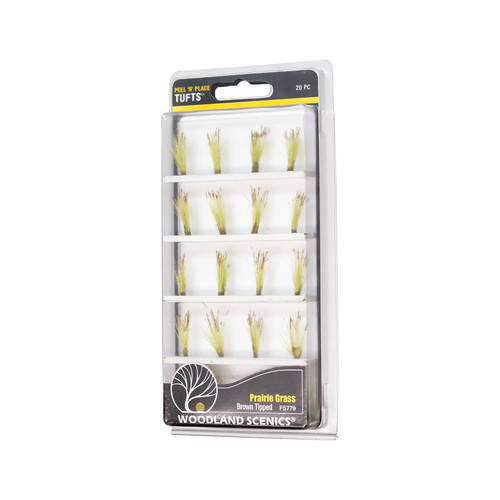 Peel 'n' Place Prairie Tufts Brown Tipped 21 pk
