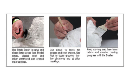 Easy Rock Carving Tool Set