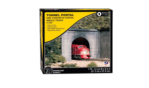 O Concrete Single-Track Tunnel Portal