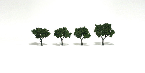 Ready Made Trees Medium Green 2"-3" (4)