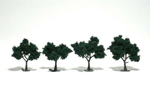 Ready Made Trees Dark Green 2"-3" (4)